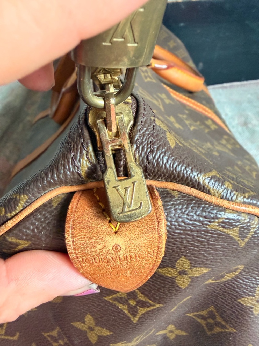 Louis Vuitton Monogram Canvas Travel Duffel Bag in Brown and Tan - Picture 5 of 14